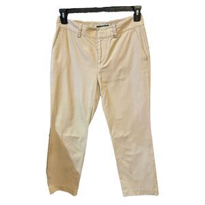 Lauren Ralph Lauren 100% Cotton Straight Trousers Size 6 Petite SEE DESCRIPTION!